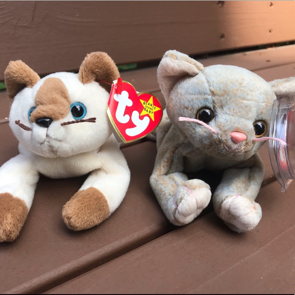 🐾 Snip & Scat 🐾 Vintage Ty Beanie Babies ‘98 NWT